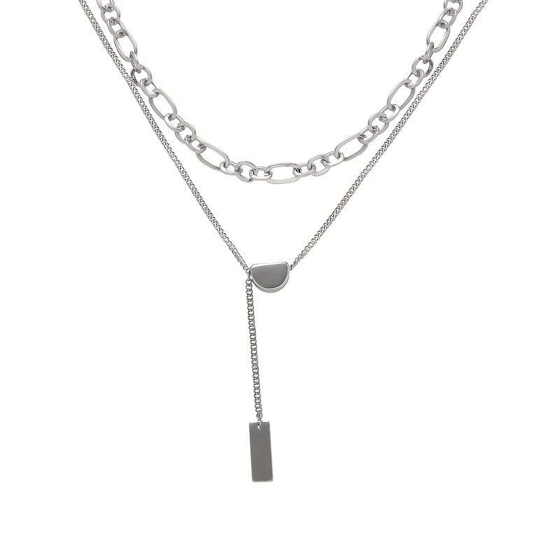 Collier Porte-bague En Argent Sterling 925, Motif Original, Chaîne Fine, Or Jaune 14 Carats, Bague Géométrique Simple, Collier De Maintien De Bague De Fiançailles, Collier Pendentif Significatif Pour