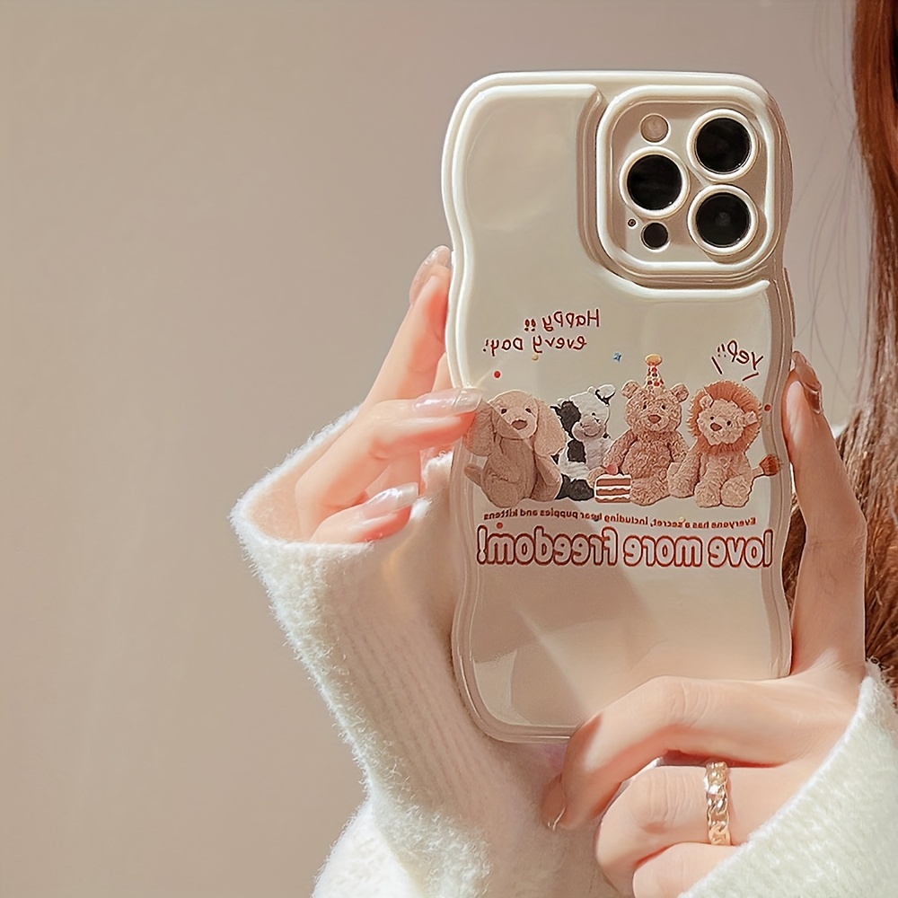 Phone Case For Iphone 15 14 13 12 11 Pro Max Plus Cute - Temu