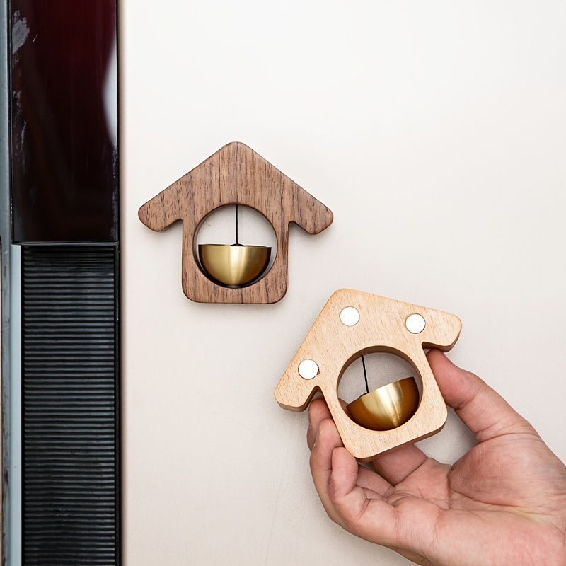 Sonnette pour ouverture de porte : sonnette de porte Carillon de  commerçants Cloche avec sonnette en laiton Sonnette attachée Carillon pour  porte
