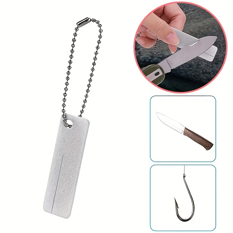 Mini Portable Diamond Sharpening Stone Fish Hook Sharpen - Temu