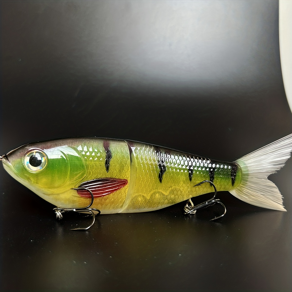 2 segment Jointed Sinking Lure 2# Hook Minnow Wobbler - Temu