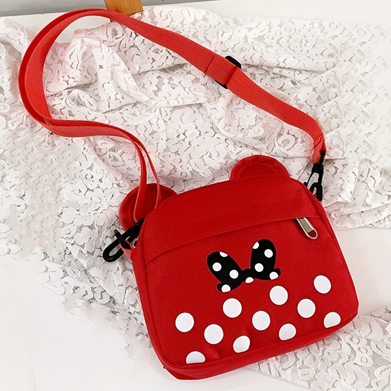 Disney Mickey and Minnie Tote bag - Girls, Boys, Teens, Adults - Mickey and  Minnie Mouse Faux PU Leather Cosplay Tote Handbag with Zipper Pouch
