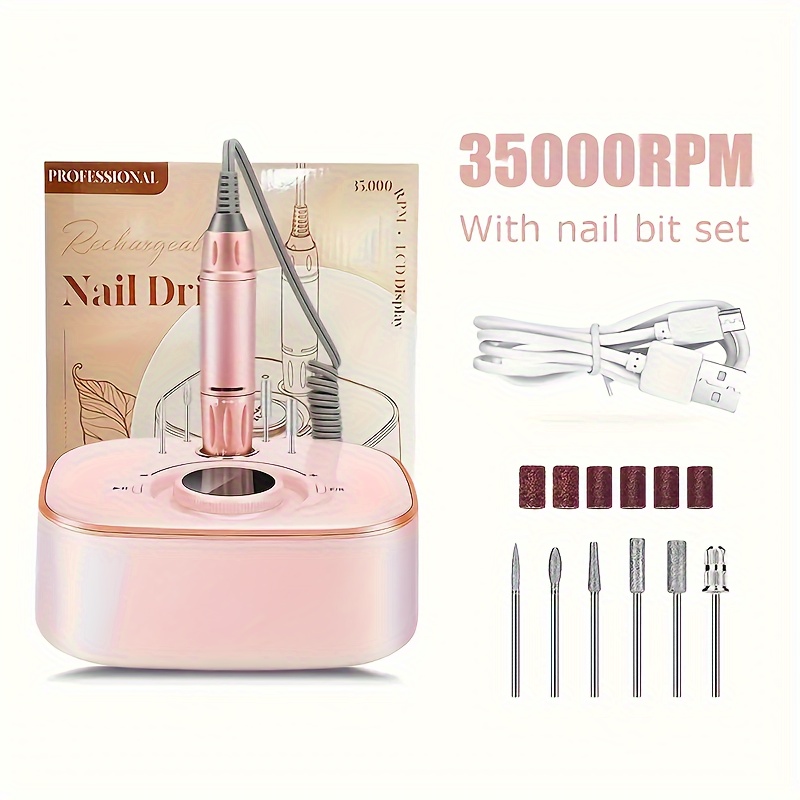 Yokefellow Electric Nail Drill Machine 35000rpm Professional Electric Nail  File Kit For Acrylic Gel Nail Manicure Pedicure Efile - Temu United Arab  Emirates