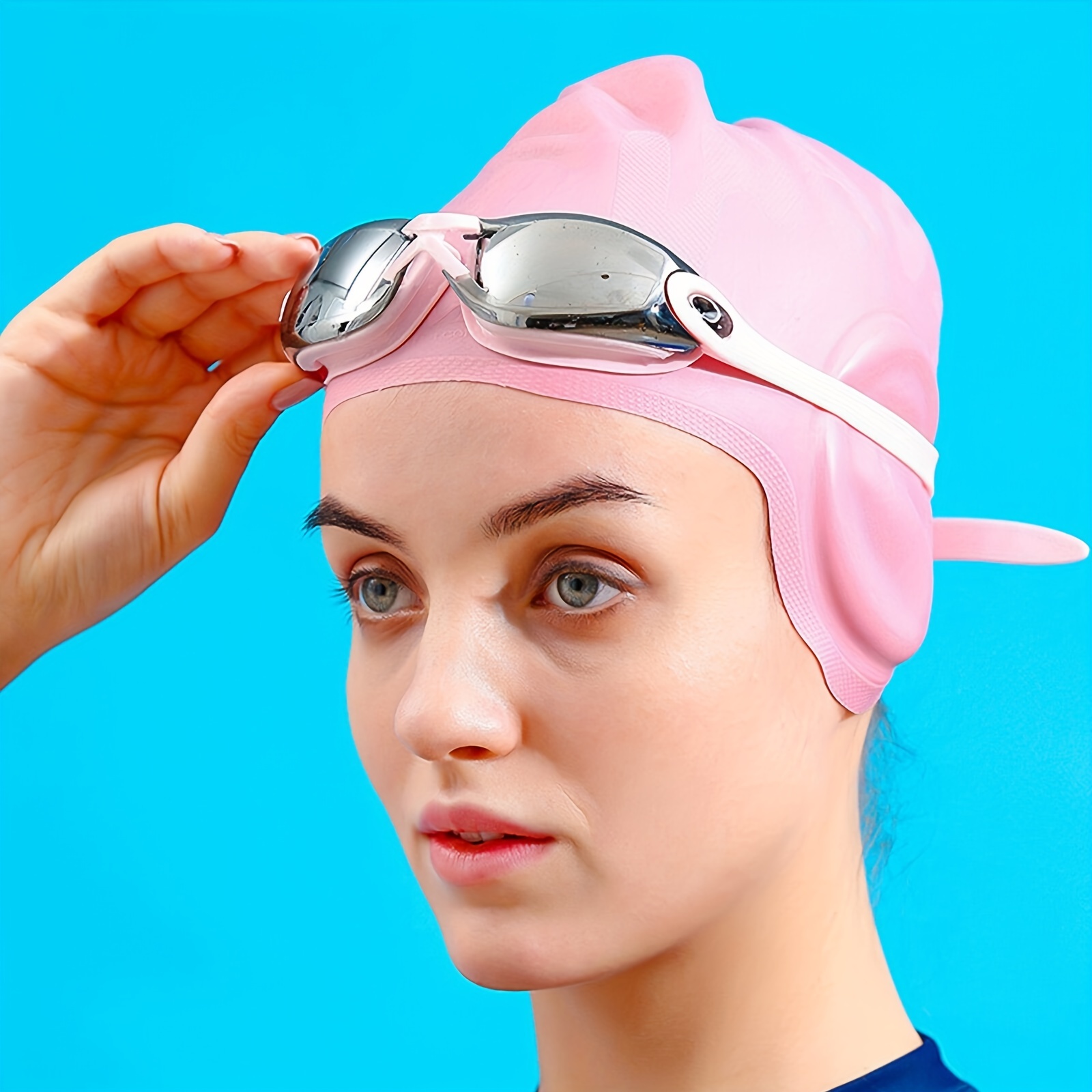 Bonnets de bain Protection auditive 3d, bonnet de bain imperméable