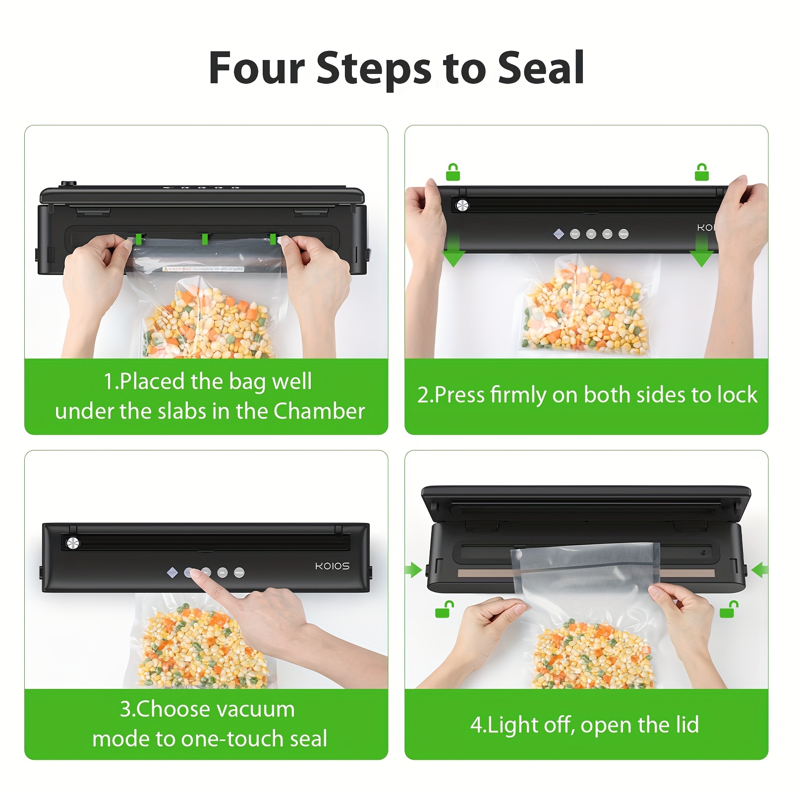  Vacuum Sealer Machine, KOIOS Automatic Food Sealer