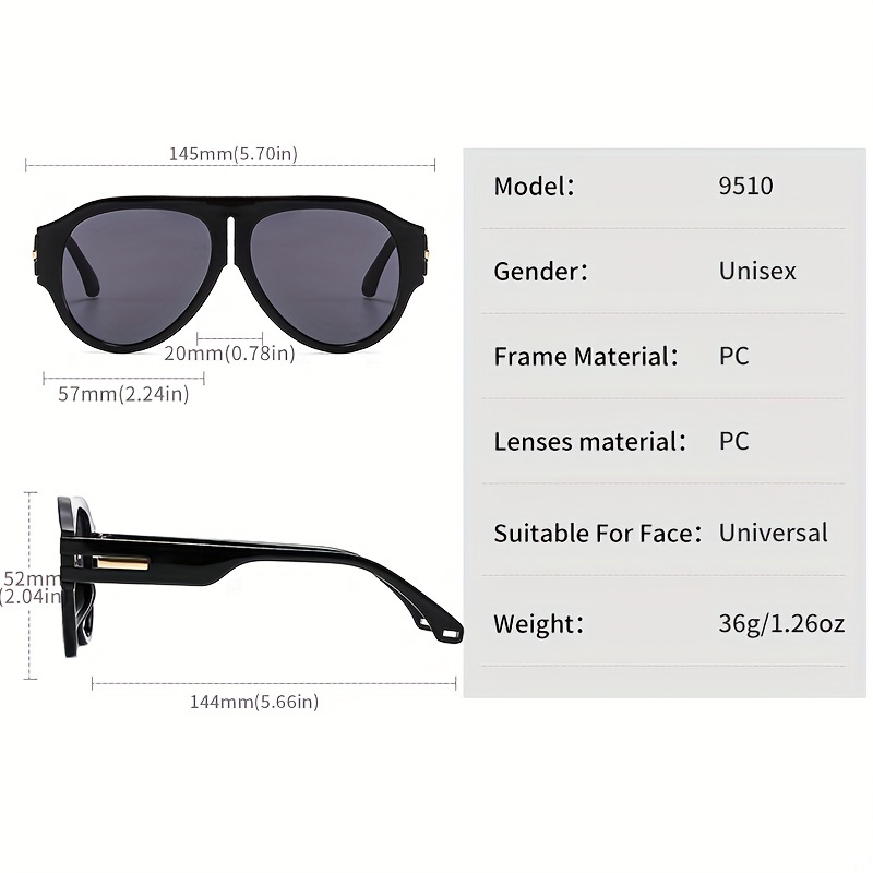 Round Aviator Sunglasses Gradient Lens Vintage Hollow Temple UV400