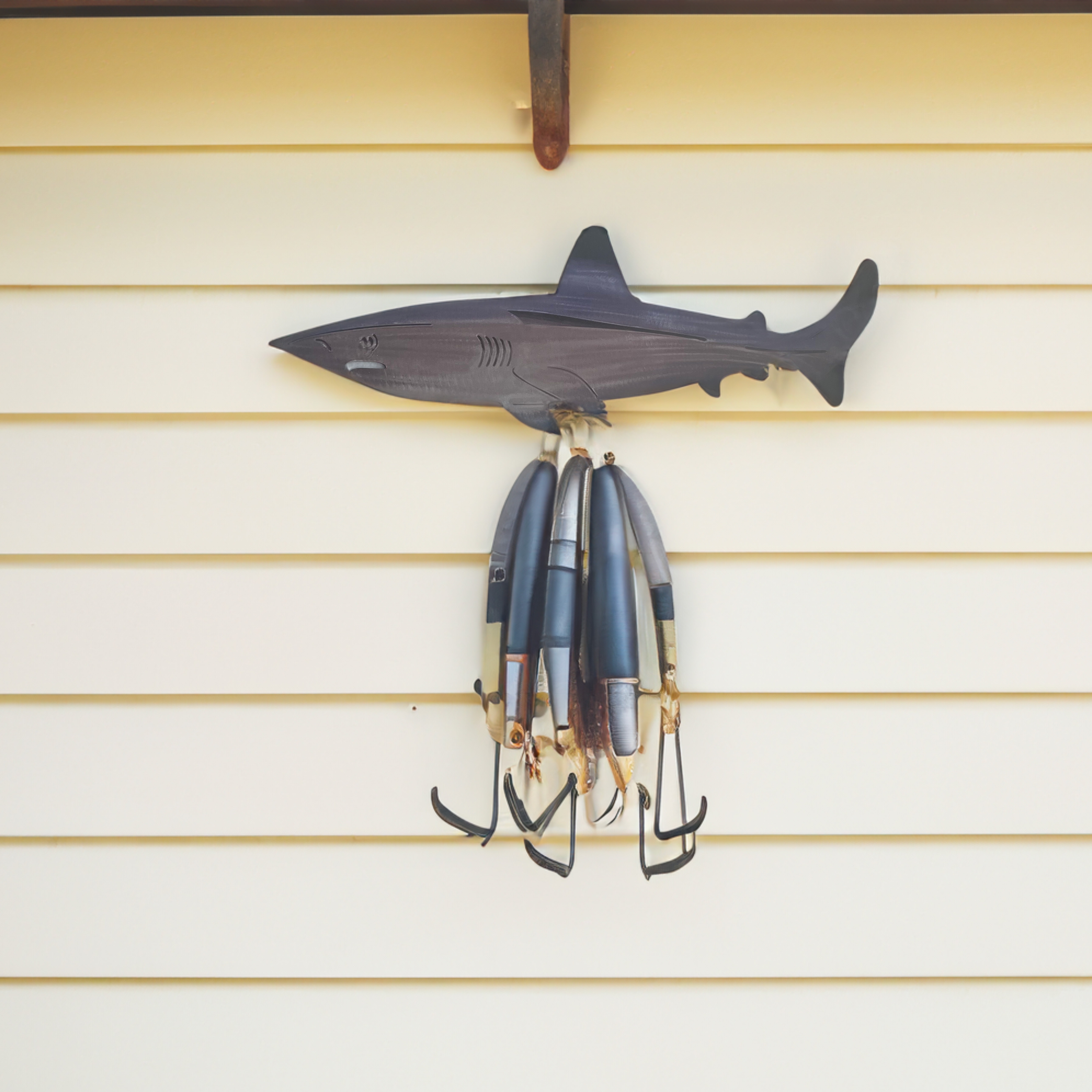 Nautical Shark Wall Decoration Ocean Metal Craft Outdoor - Temu
