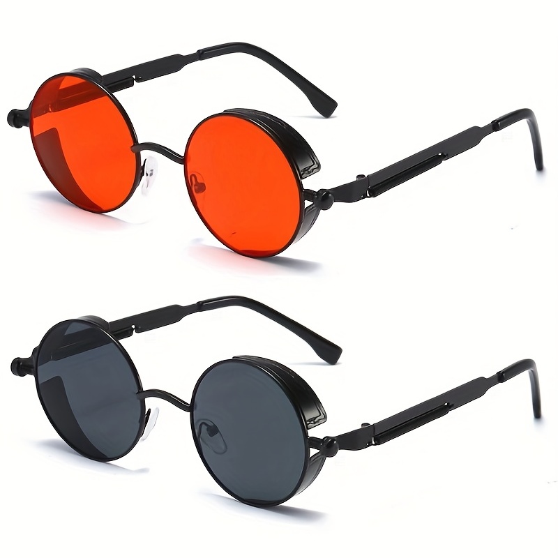 Lunettes de soleil aviateur steampunk, lunettes de vue unisexes