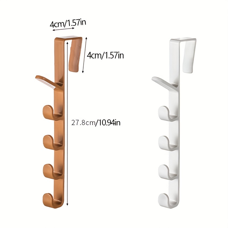 Productos De Diseño Nogoyá - Percha para colgar en la puerta y optimizar  espacios!! Con 5 soportes, ideal para ordenar perchas, ropa o  carteras👜👗🧣👒 Máximo espesor de la puerta: 35 mm. Longitud