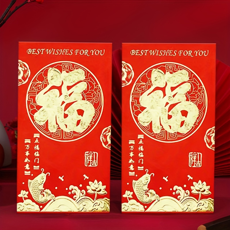 Bag High-quality Printed Red Envelopes - Perfect For Birthdays, Holidays,  Weddings, Business Occasions & More! - Temu