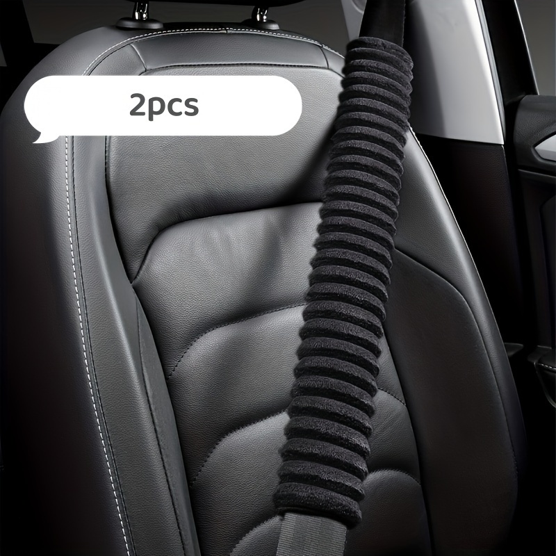 Funda ajustable para cinturón de seguridad de coche, con textura de animal  de tigre, 2 piezas, fundas universales para cinturón de seguridad de coche