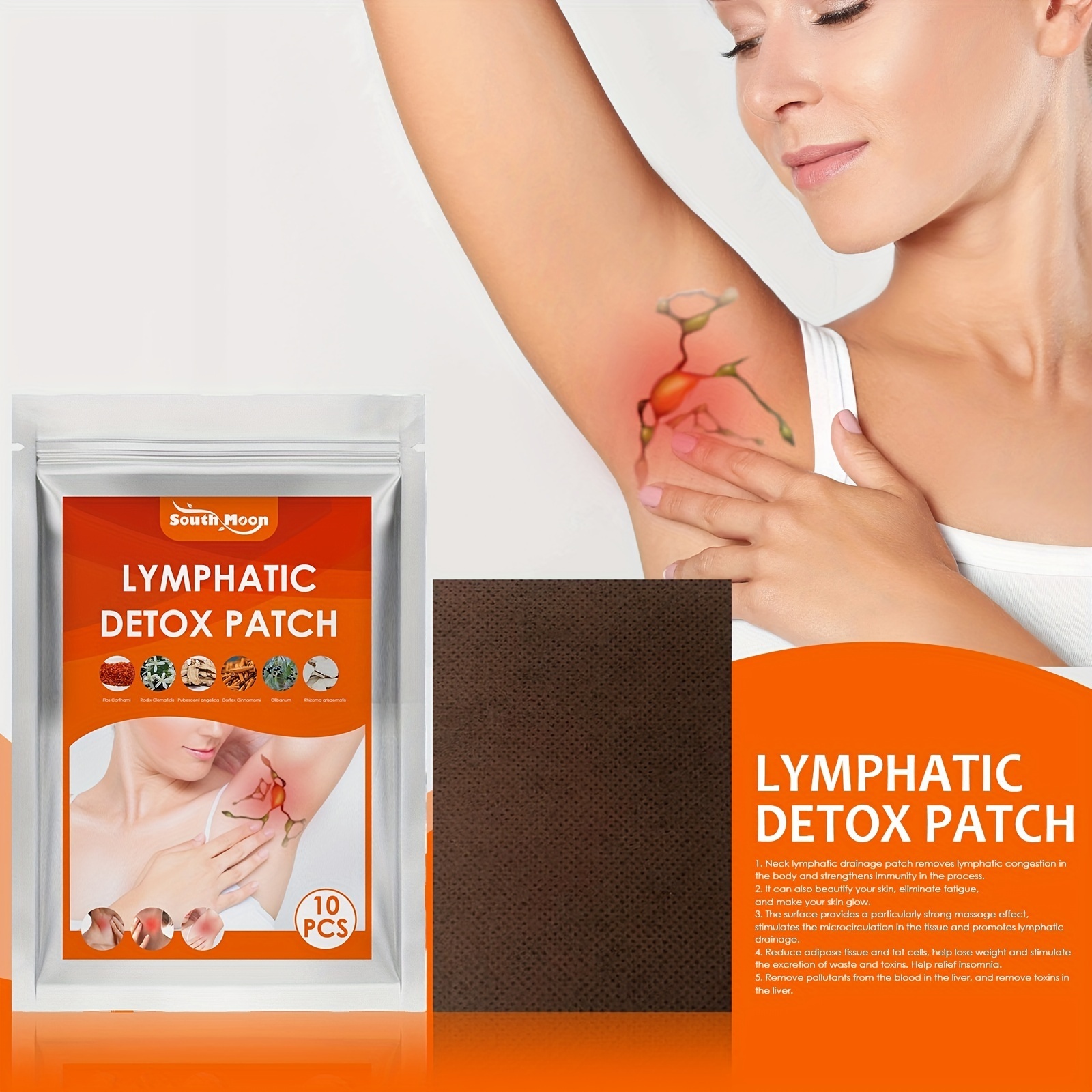 Axillary Lymph Patch Lymph Patch Eliminates And Dredges - Temu