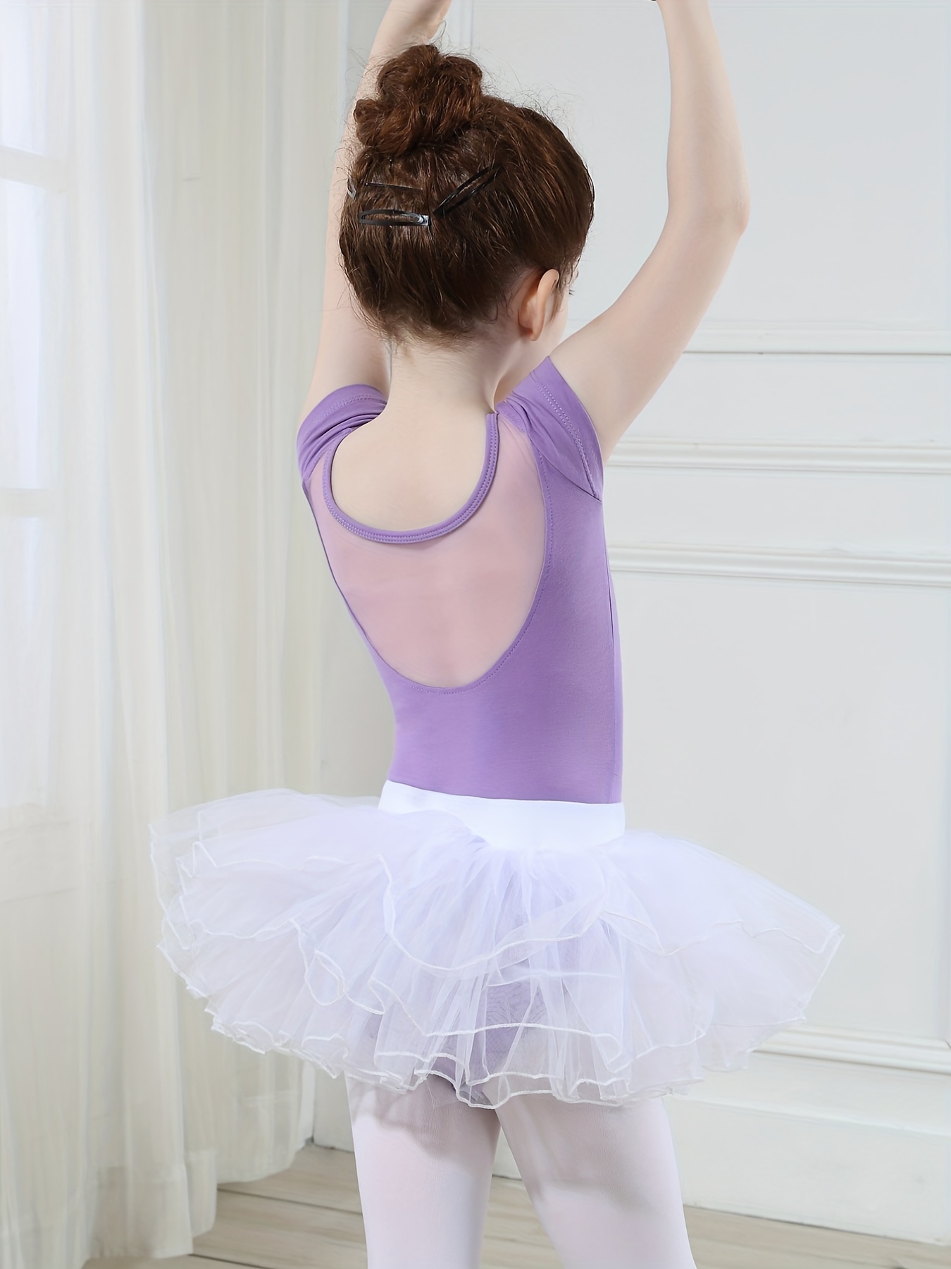 Ballet Chifón Falda Tutú Danza Niña Infantil Bailarina Ropa