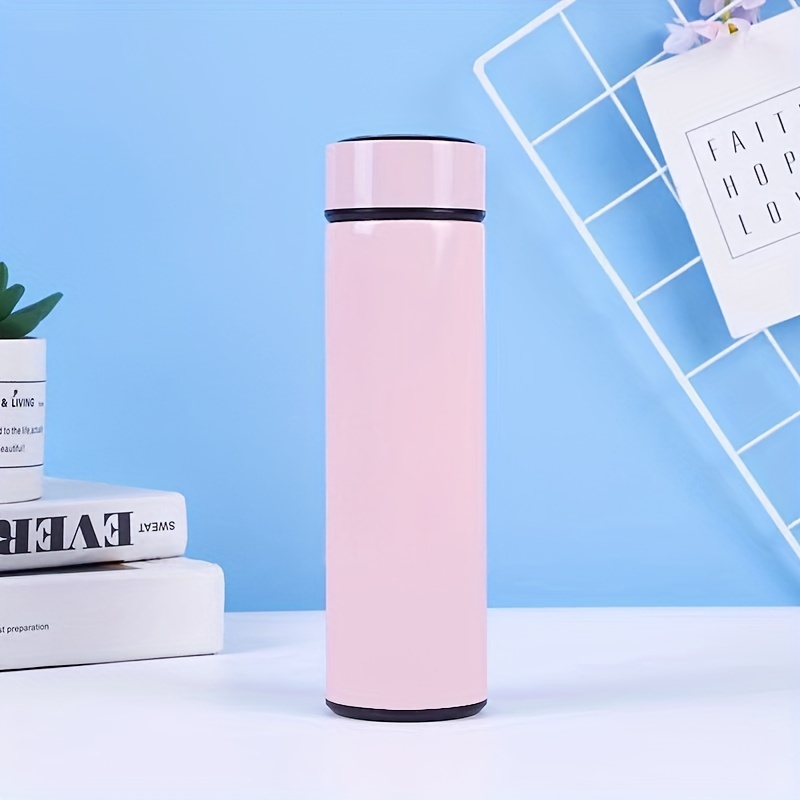 Portable Stainless Steel Water Bottle With Temperature Display