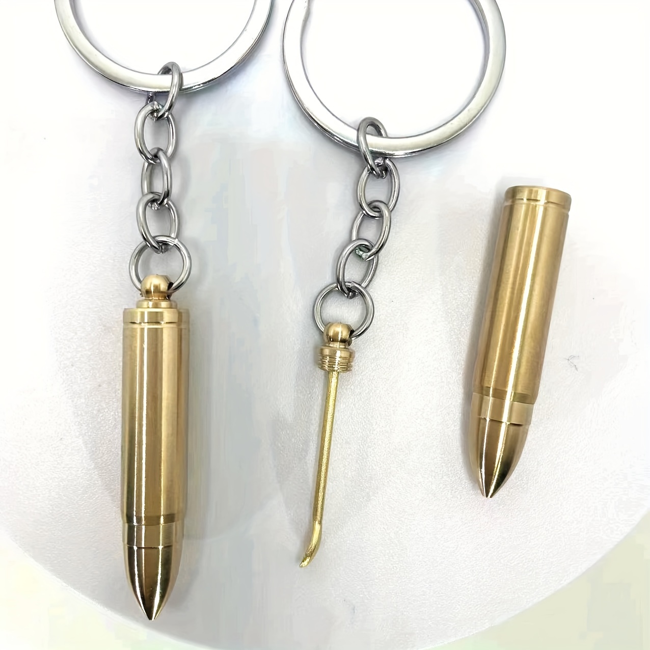 Mini Bullet Keychain Kit - Gold