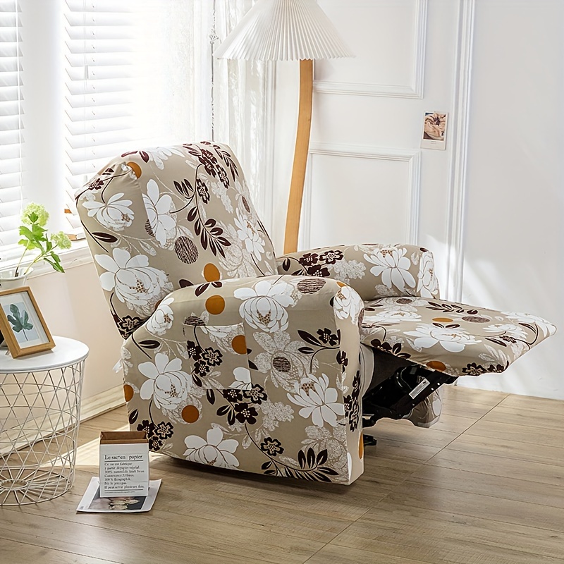 Slipcovered discount recliner chair