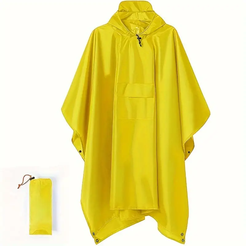 outdoor backpack rain cover rain coat protection cycling rain jacket rain poncho hood hiking waterproof outdoor details 5