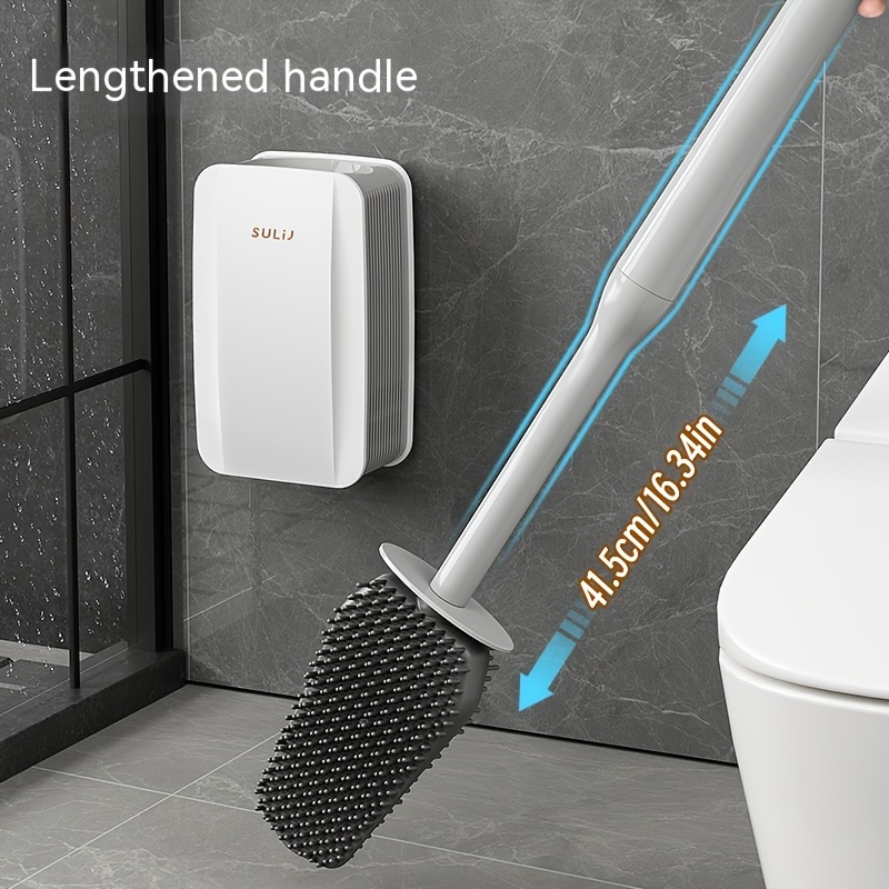 Toilet Long Handle Toilet Brush Set Bathroom Tool - Temu
