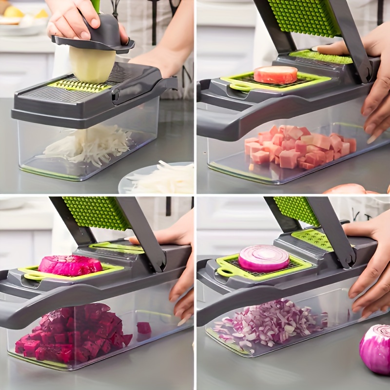 16in1 Vegetable Slicer Multifunctional Fruit Slicer Handheld - Temu