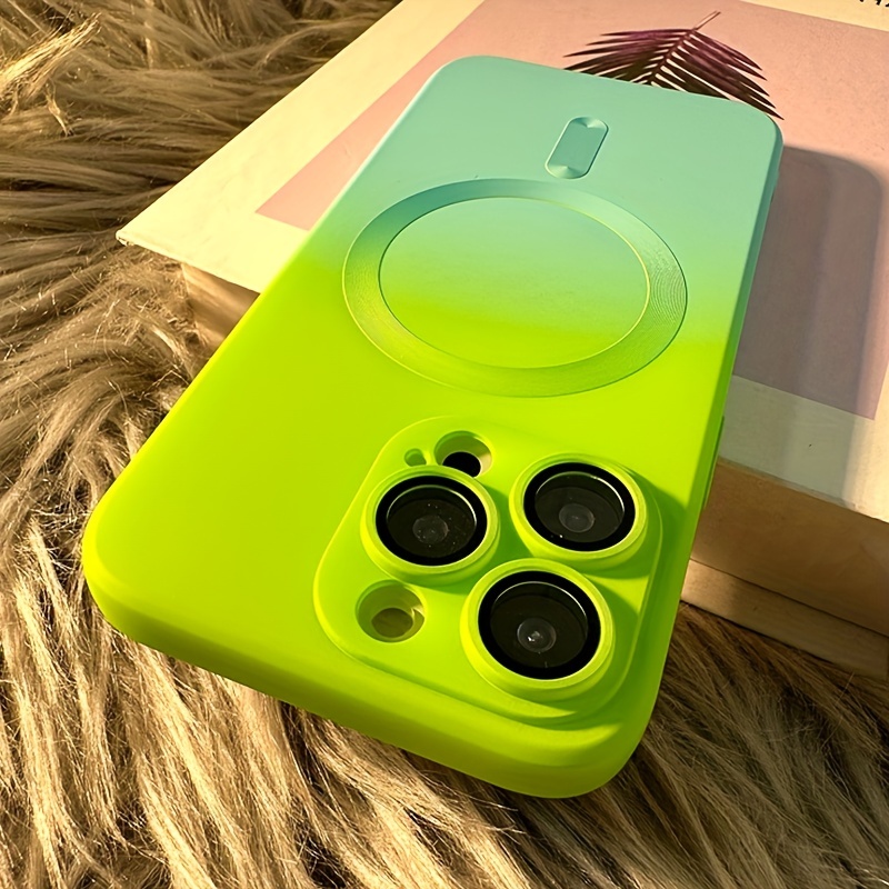 Silicone iPhone 13 Pro Max Case Neon Green