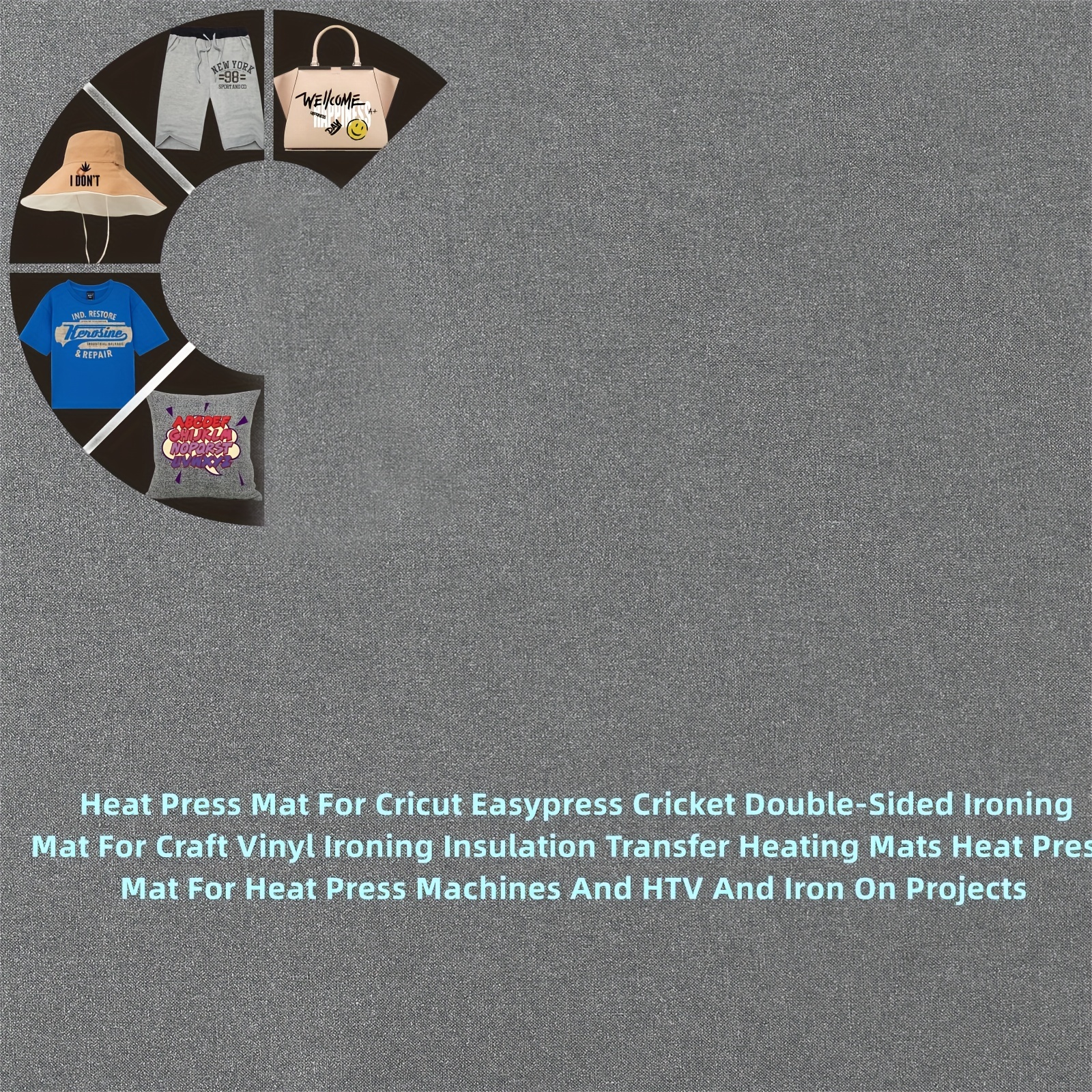 Heat Press Mat For Cricut Easypress Cricket Double sided - Temu
