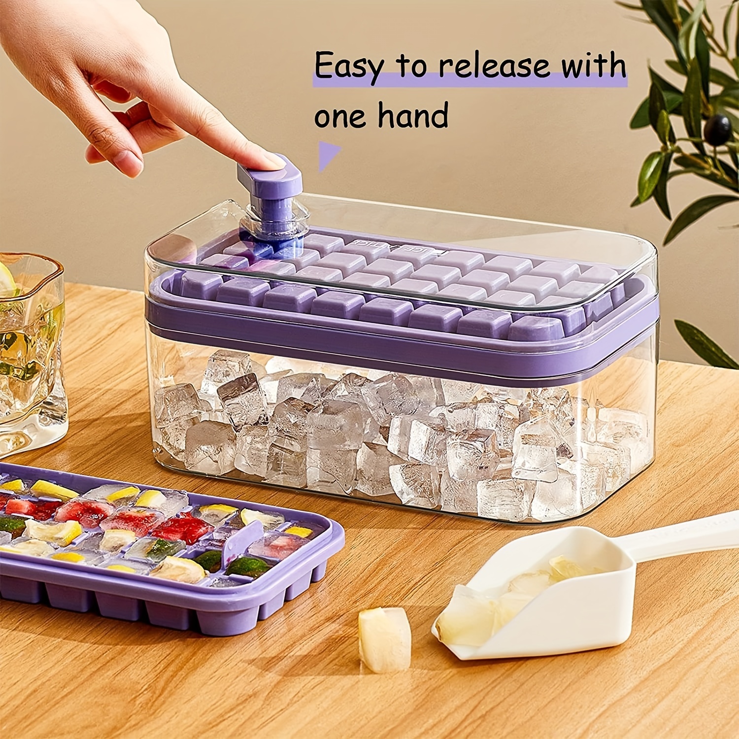 Silicone Ice Cube Mold Large Ice Bucket Cup Quickly Freeze Ice Maker  Whiskey Cocktail Beverages Ice Cube Tray Kitchen Tools - AliExpress