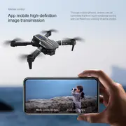 E88 Quadcopter UAV Drone:Altitude Hold, One-Key Takeoff, Dual HD Cameras/single HD Camera, Auto Capture, Gravity Sensing, LED Lights. The Most Affordable Product, Perfect For Adults And Gift Choice. details 3