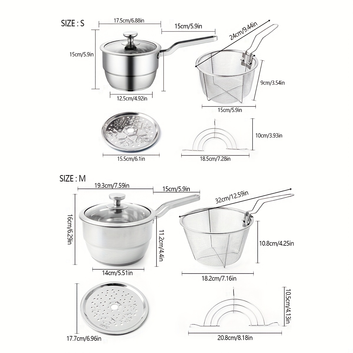 10cm Cooking Pot Cookware Sets Kitchenware Multipurpose Soup Pot