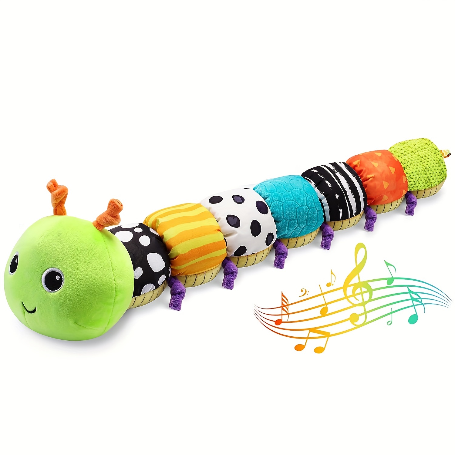 Baby Musical Stuffed Animal Toys Activity Soft Toys with Ruler
