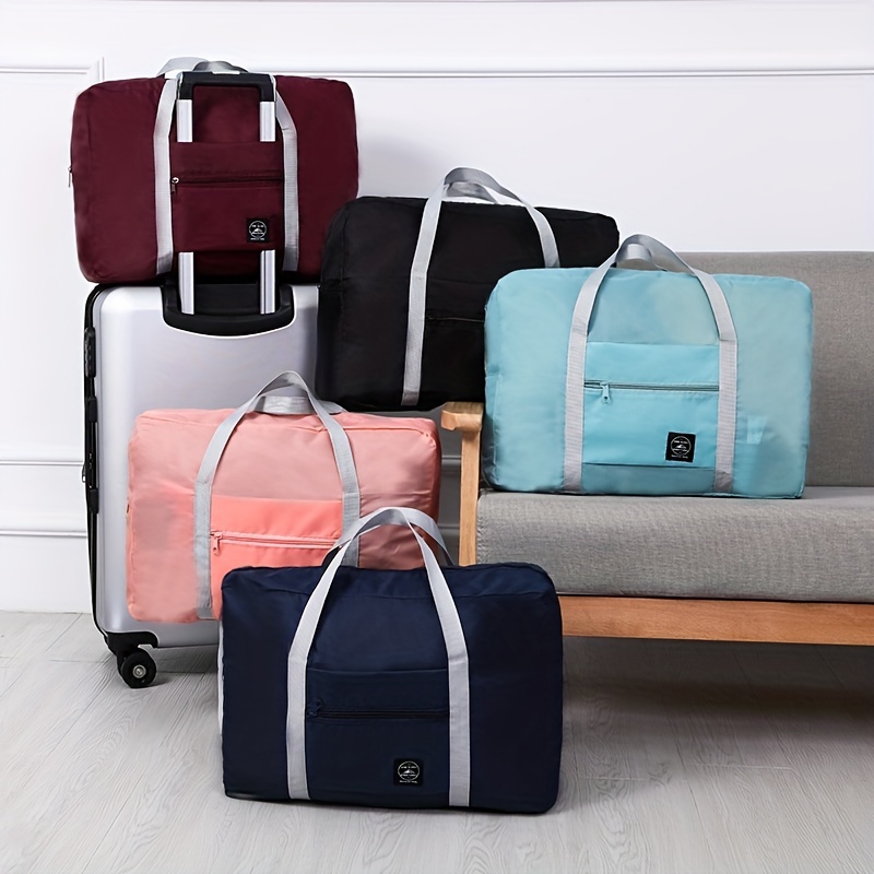 Foldable Travel Duffel Bag, Large Capacity Travel Storage Bag, Portable Luggage  Bag, Organizer Bag - Temu
