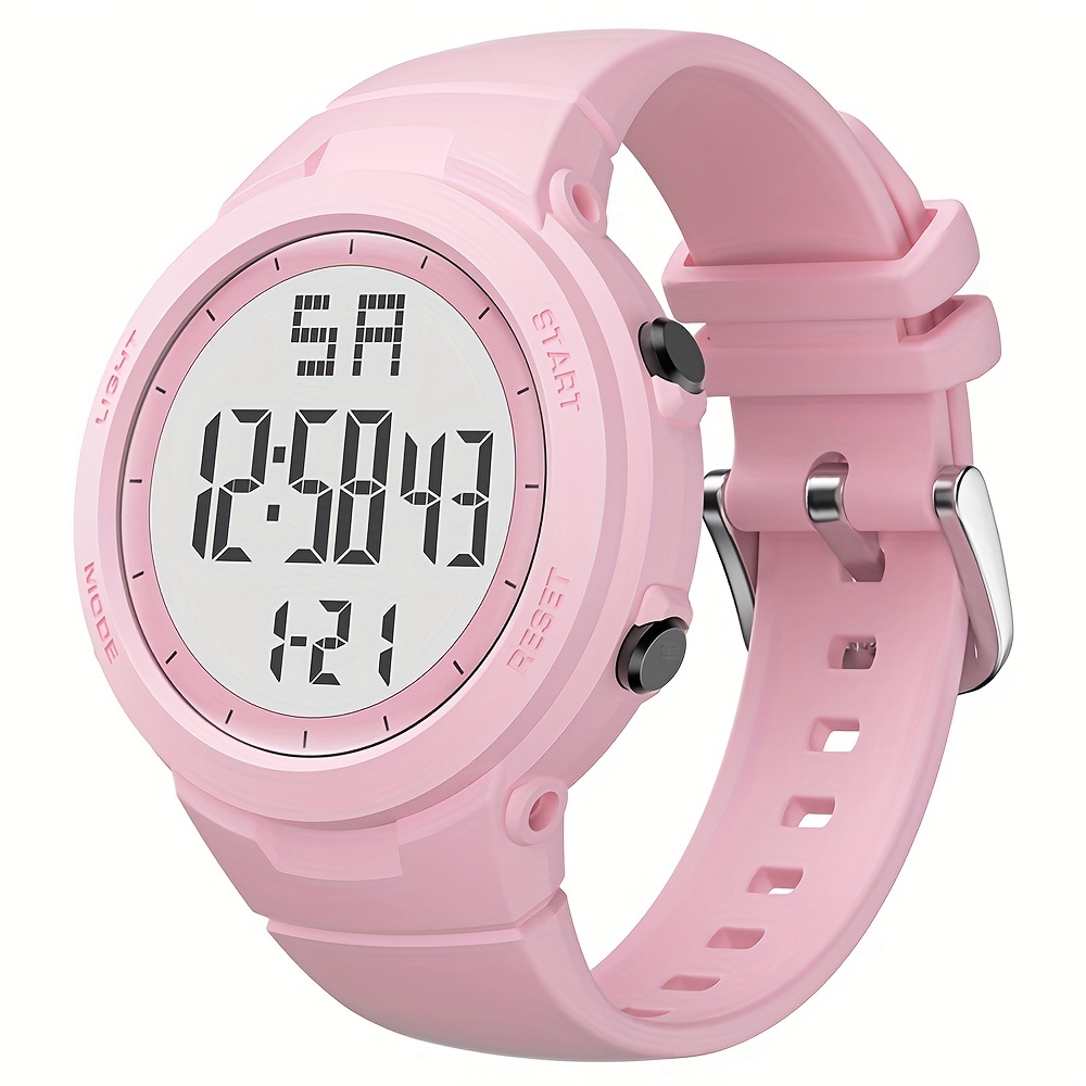 Digitale Uhr für Frauen Männer Wasserdicht Outdoor-Sport-Timer  Multifunktions-Klassik-Design Armbanduhr - Temu Austria