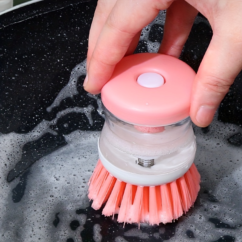 Kitchen Creative Pot Washing Brush Liquid Filling Automatic - Temu