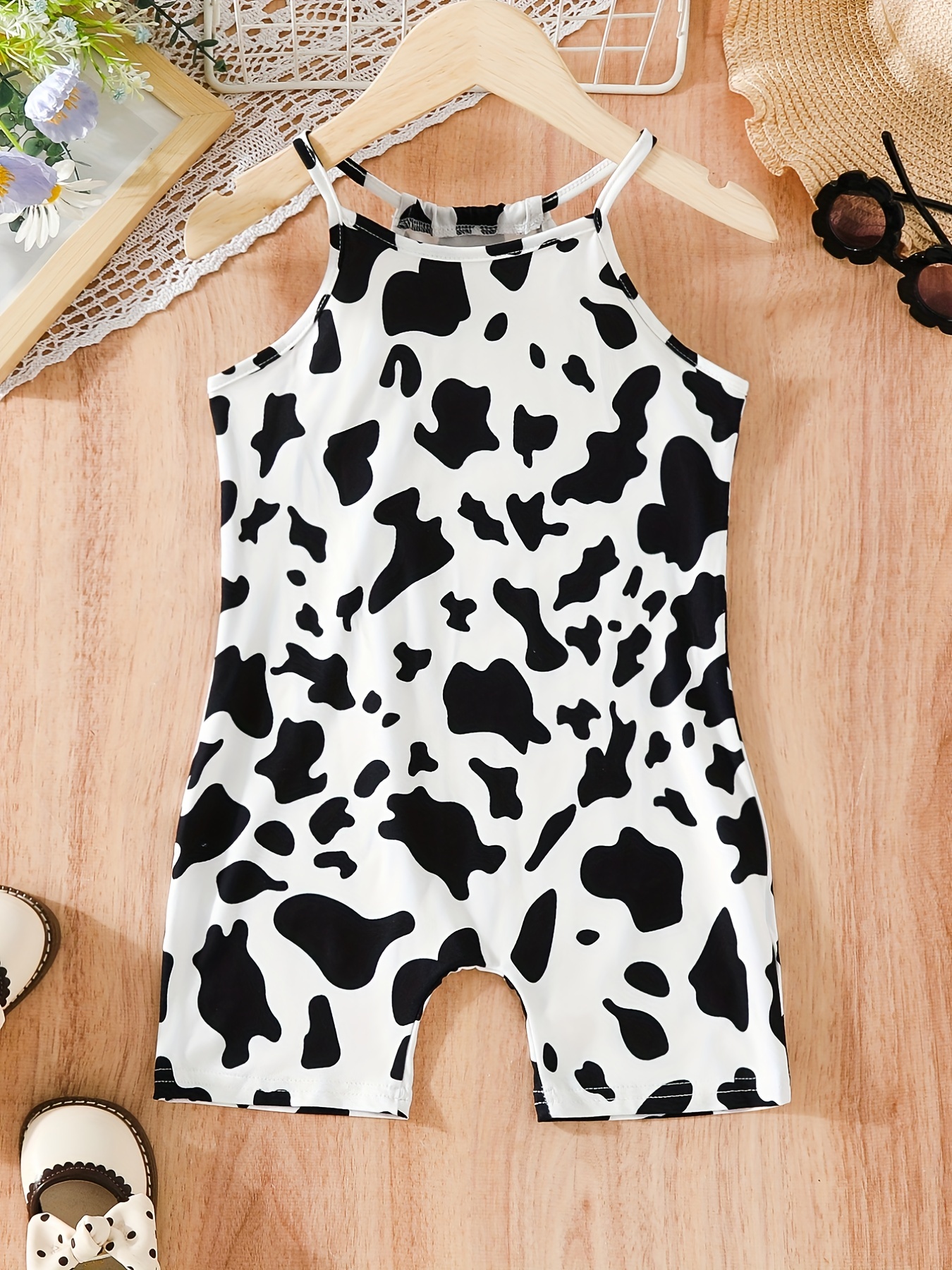 Disfraz de vaca para niños pequeños - Mono adorable de vaca de felpa de 80  cm JM