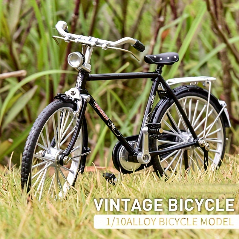 Jouet de Doigt Mini Vélo, Modèle de vélo 1:10, Ornement Miniature de Modèle  de Vélo pour Garçons Filles, Cadeau pour Enfants, Rouge