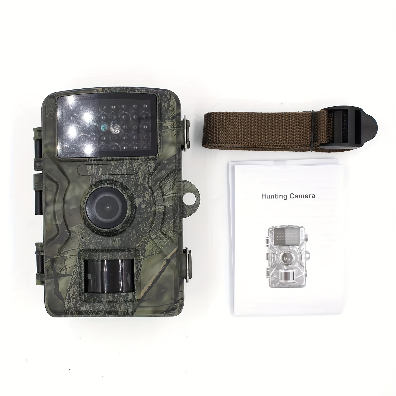 Paquete de 2 cámaras de juego para senderos al aire libre, imagen de 24 MP,  1296P/1080P, cámara de caza de vida silvestre, visión nocturna de 100