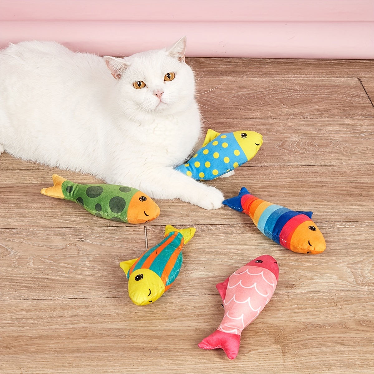 Interactive Cat Toy Flopping Fish Plush With Realistic Tail - Temu Canada