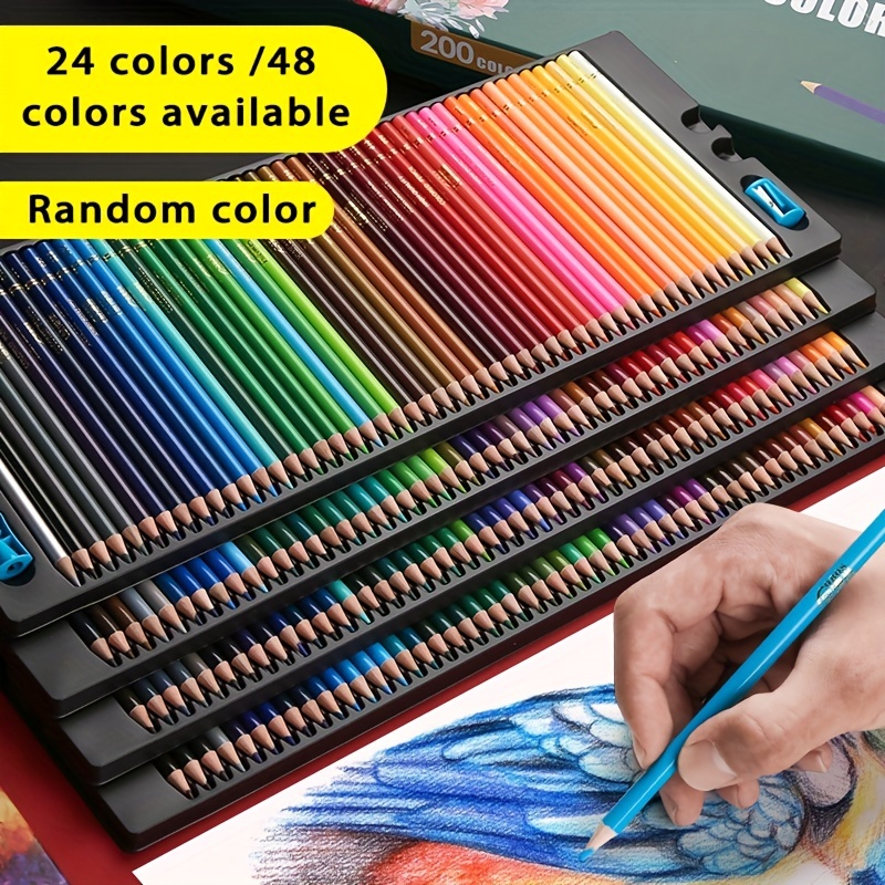 Ccfoud 200 Colored Pencils, Coloring Pencils Zipper-Case Set