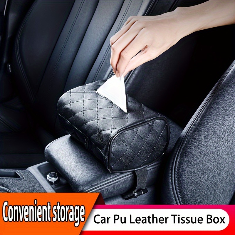 For Car Armrest Box Tissue Box Holder Car Internal Use - Temu