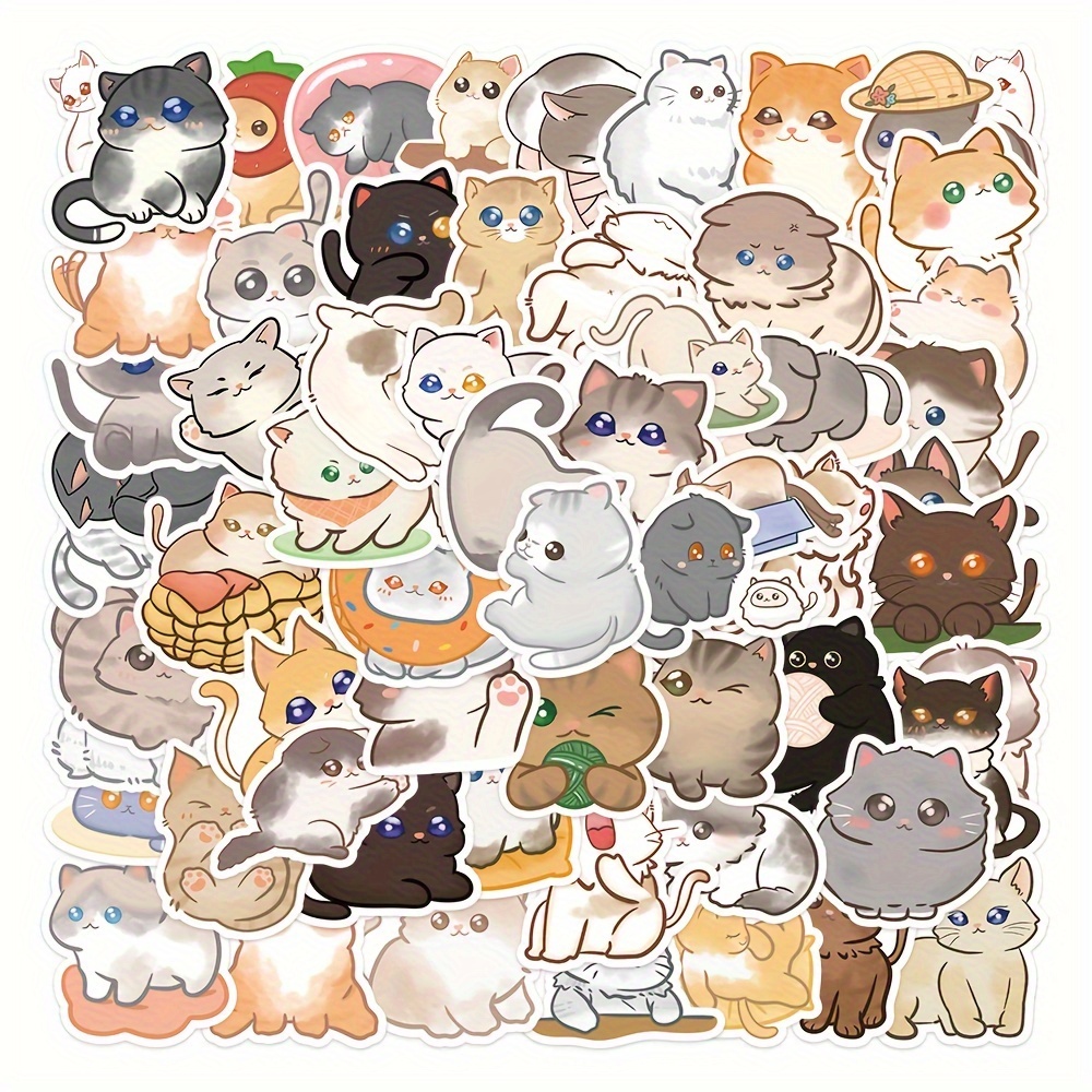 Scrapbooking Stickers Cats, Junk Journals Supplies