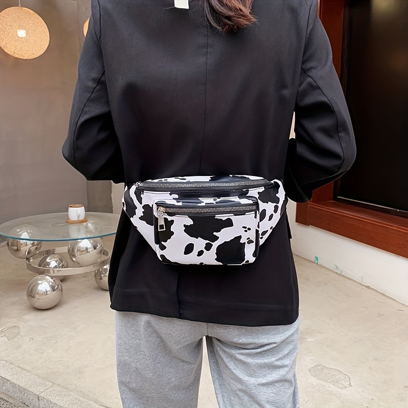 Leopard Pattern Chest Bag, Zipper Fanny Pack, Waist Bag Phone Bag For  Outdoor Sports - Temu