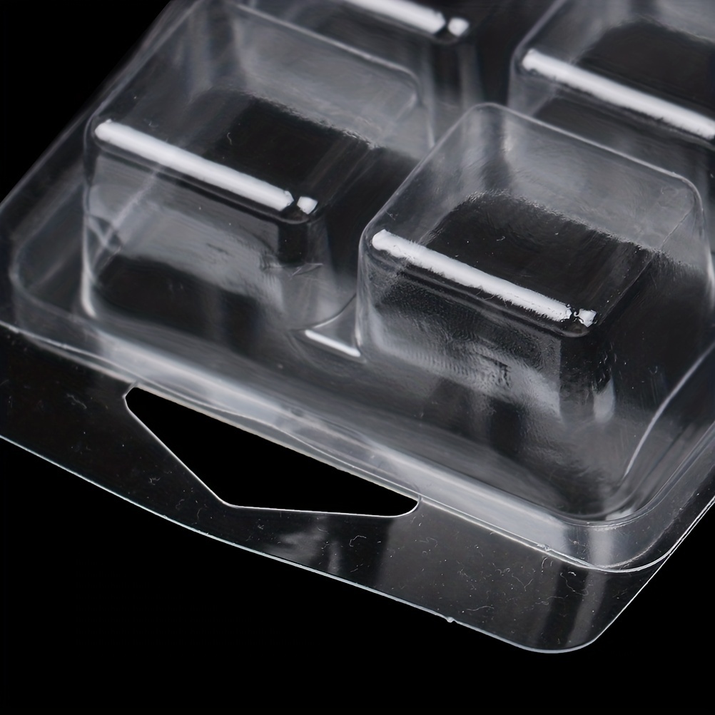 Wax Melt Molds Pet Plastic Clear Wax Clamshells Wickless Wax - Temu