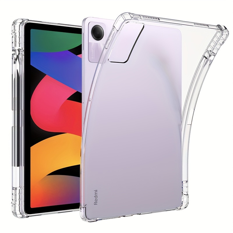For Xiaomi Redmi Pad SE 11 2023 Flexible Soft Silicone Tablet Case Bumper  Black TPU Funda Back Cover