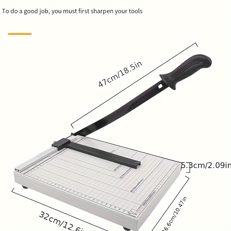 Paper Cutter With Safety Cover Heavy duty Paper Cutter With - Temu
