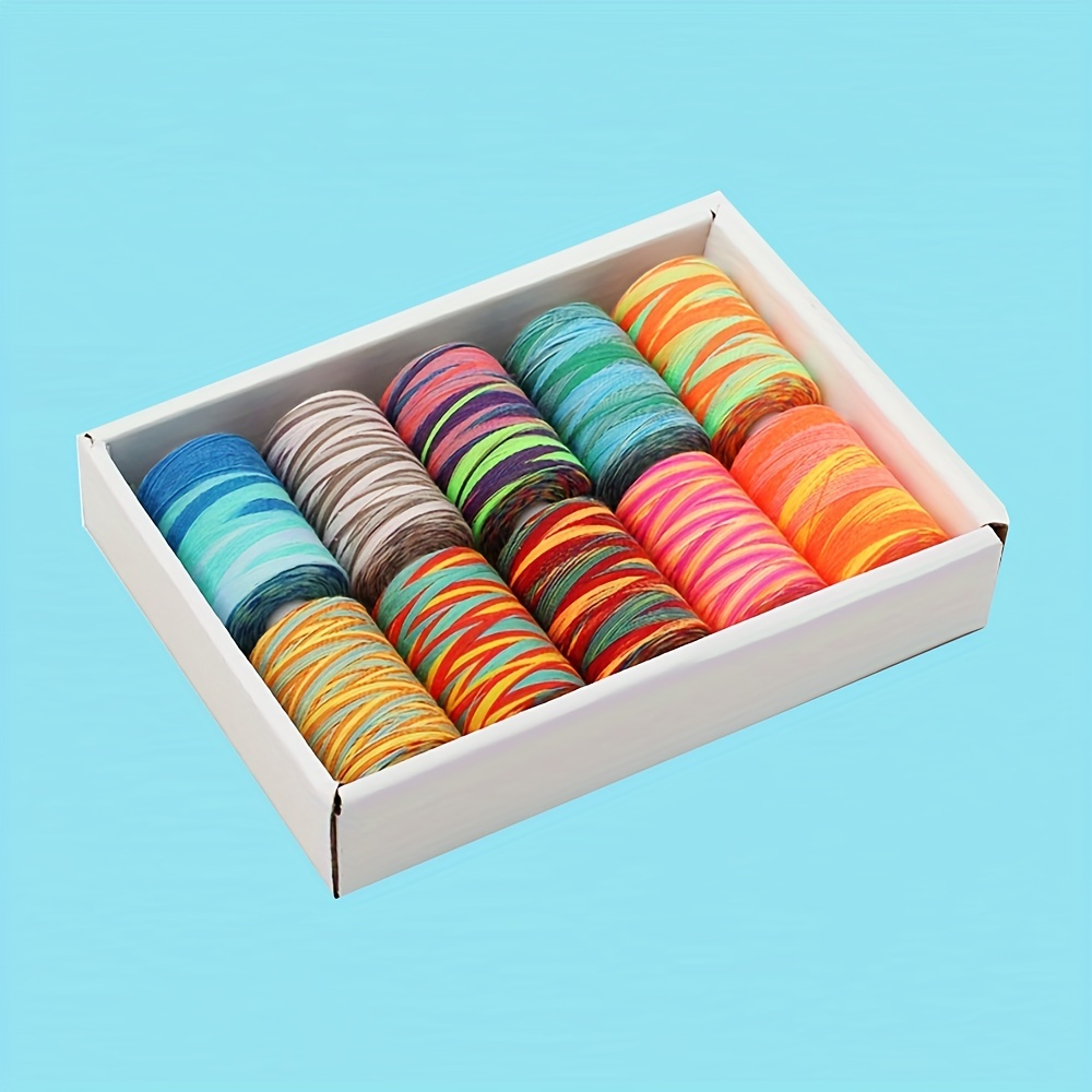 

10pcs/box 1000 Yards Sewing Thread Polyester Threads For Sewing Needlework Quilting Overlock Embroidery Hand Repair Thread