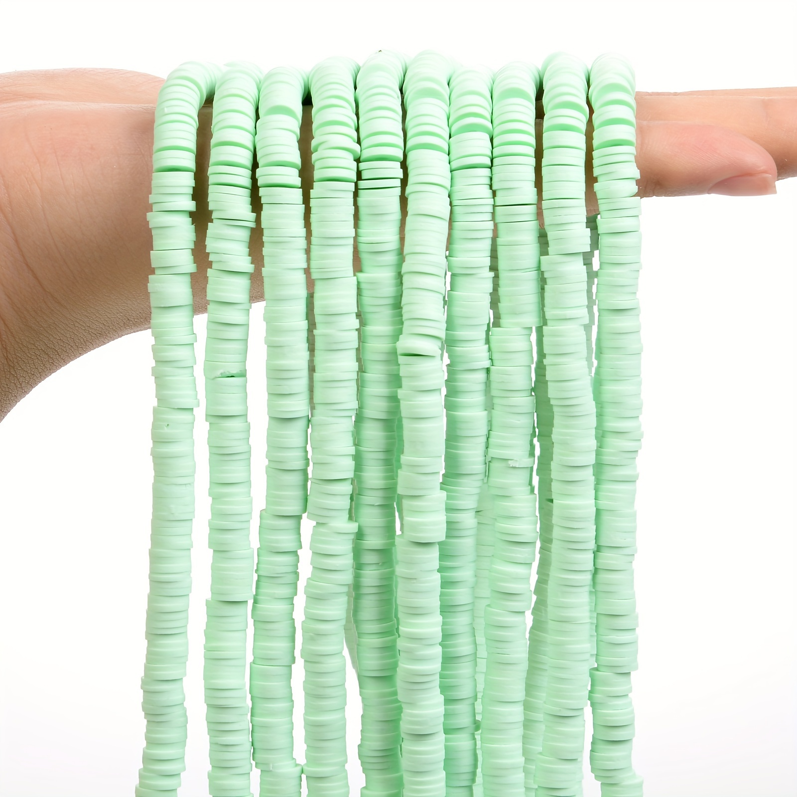 Plastic Jelly-colored Flat Beads Loose Spacer Beads Diy Handmade Bracelets  Necklace Jewelry Making Findings - Beads - AliExpress