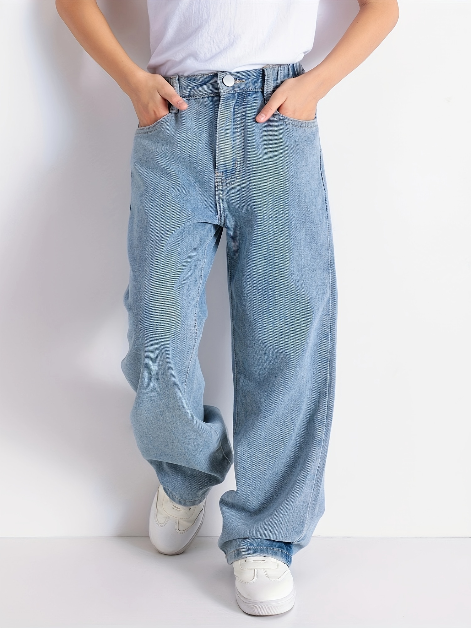  YUTANRAL Womens Jeans Fall Fashion 2023 High Waisted Denim  Pants My Recent Orders Placed by Me Trendy Casual Baggy Wide Leg Pants Teen  Girl Clothes Drawstring Flowy Pants Jogger(D Blue,X-Small) 