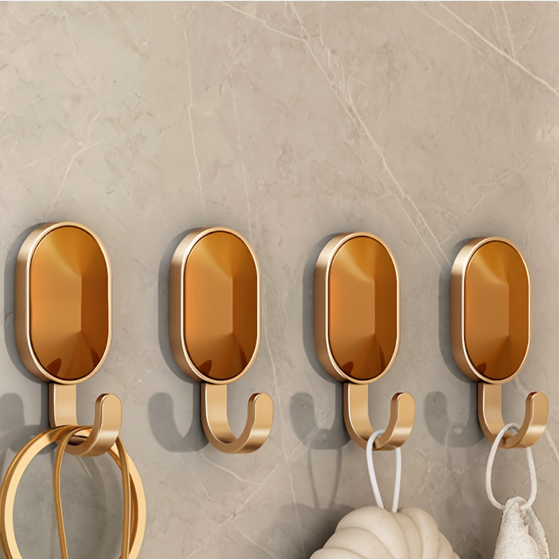 4pcs trendy bathroom hooks waterproof sticky wall - Temu Canada