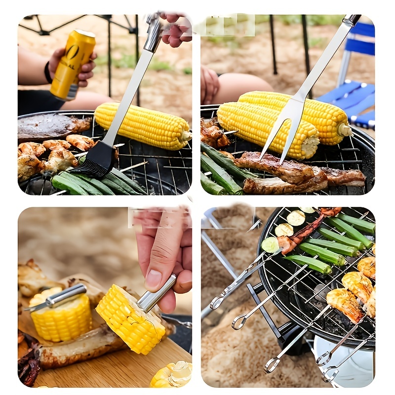 Cooking Portable Accessories BBQ Utensils 5PCS Stainless Tool