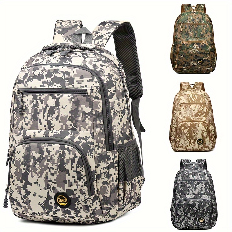 1 Pieza Mochila Camuflaje Hombre Reductor Carga Transpirable - Temu Chile