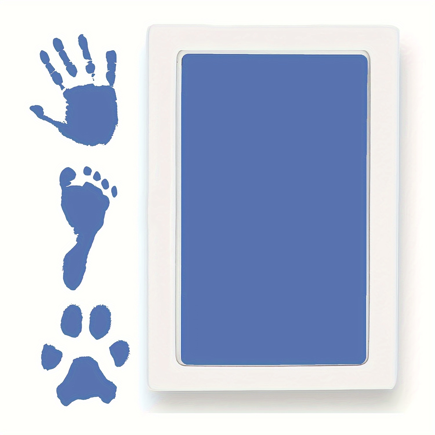 1pc Baby Handprint & Footprint Inkpad, Clean & Inkless, Hand